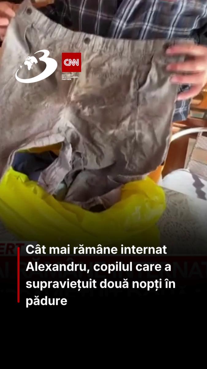 Cât mai rămâne internat Alexandru, copilul care a supraviețuit două nopți în pădure