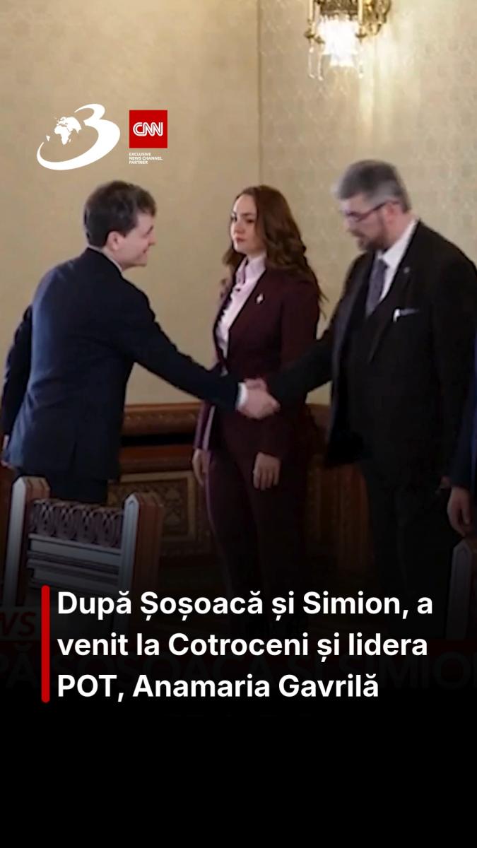 După Șoșoacă și Simion, a venit la Cotroceni și lidera POT, Anamaria Gavrilă
