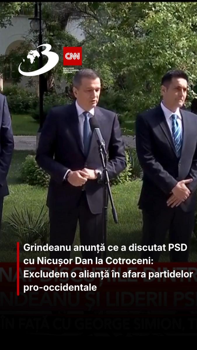 Grindeanu anunță ce a discutat PSD cu Nicușor Dan la Cotroceni: Excludem o alianță în afara partidelor pro-occidentale