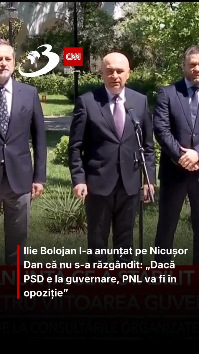 Ilie Bolojan l-a anunțat pe Nicușor Dan că nu s-a răzgândit: „Dacă PSD e la guvernare, PNL va fi în opoziție”
