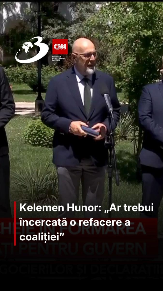 Kelemen Hunor: „Ar trebui încercată o refacere a coaliției”