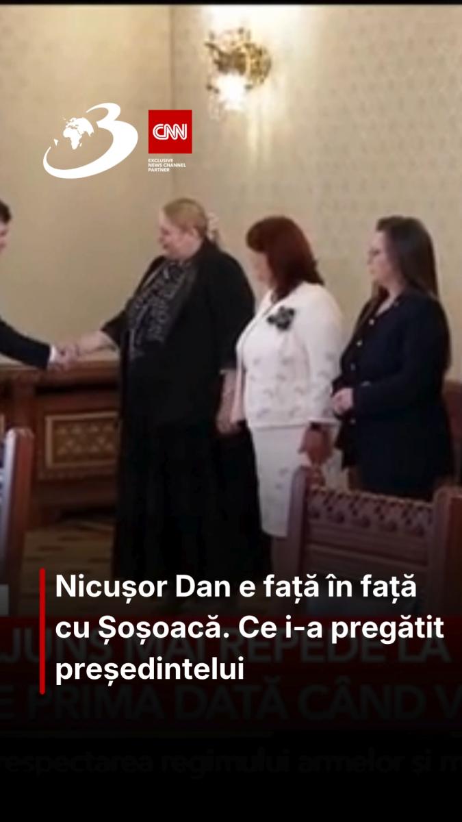 Nicușor Dan e față în față cu Șoșoacă. Ce i-a pregătit președintelui