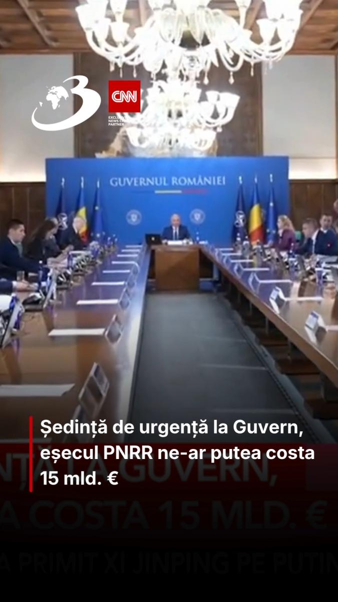 Ședință de urgență la Guvern, eșecul PNRR ne-ar putea costa 15 mld. €