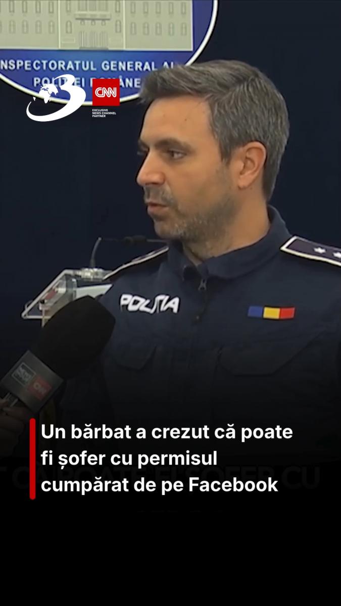 Un bărbat a crezut că poate fi șofer cu permisul cumpărat de pe Facebook