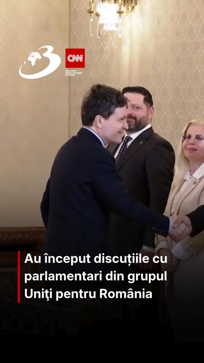 Au început discuțiile cu parlamentari din grupul Uniţi pentru România