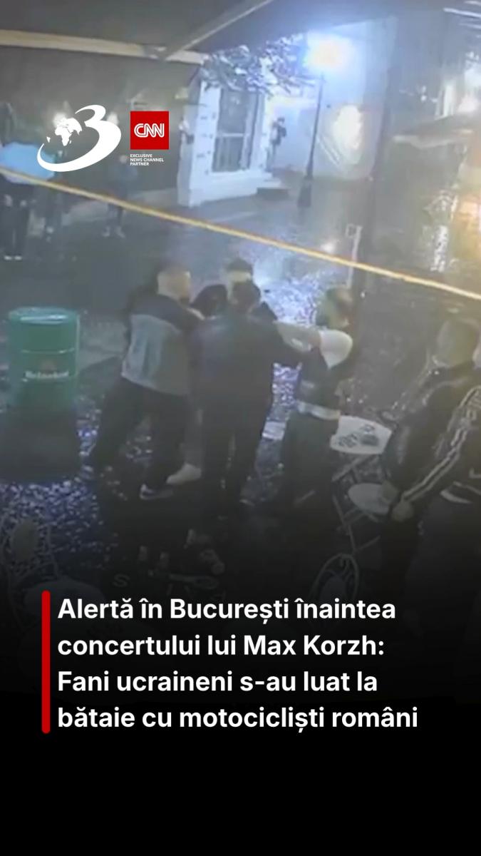 Alertă în București înaintea concertului lui Max Korzh: Fani ucraineni s-au luat la bătaie cu motocicliști români