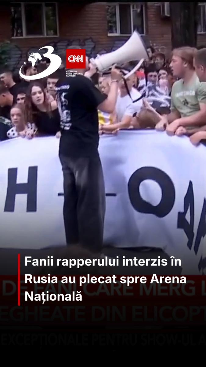 Fanii rapperului interzis în Rusia au plecat spre Arena Națională