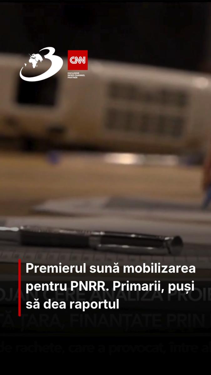 Premierul sună mobilizarea pentru PNRR. Primarii, puși să dea raportul