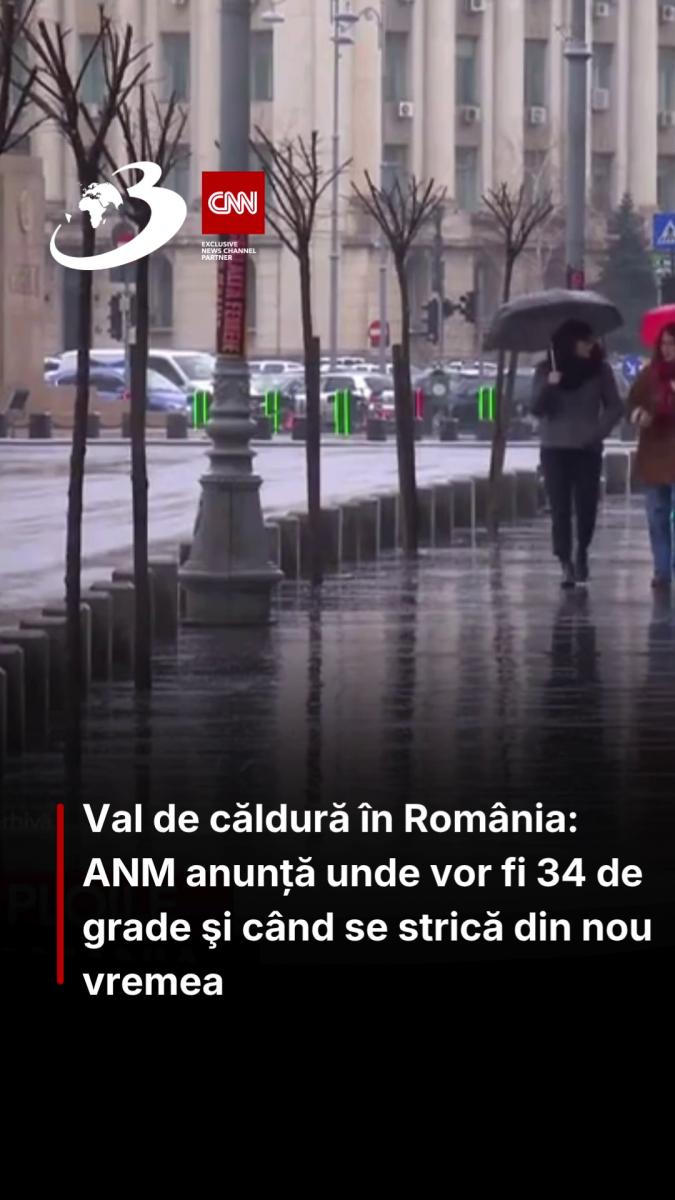 Val de căldură în România: ANM anunță unde vor fi 34 de grade şi când se strică din nou vremea