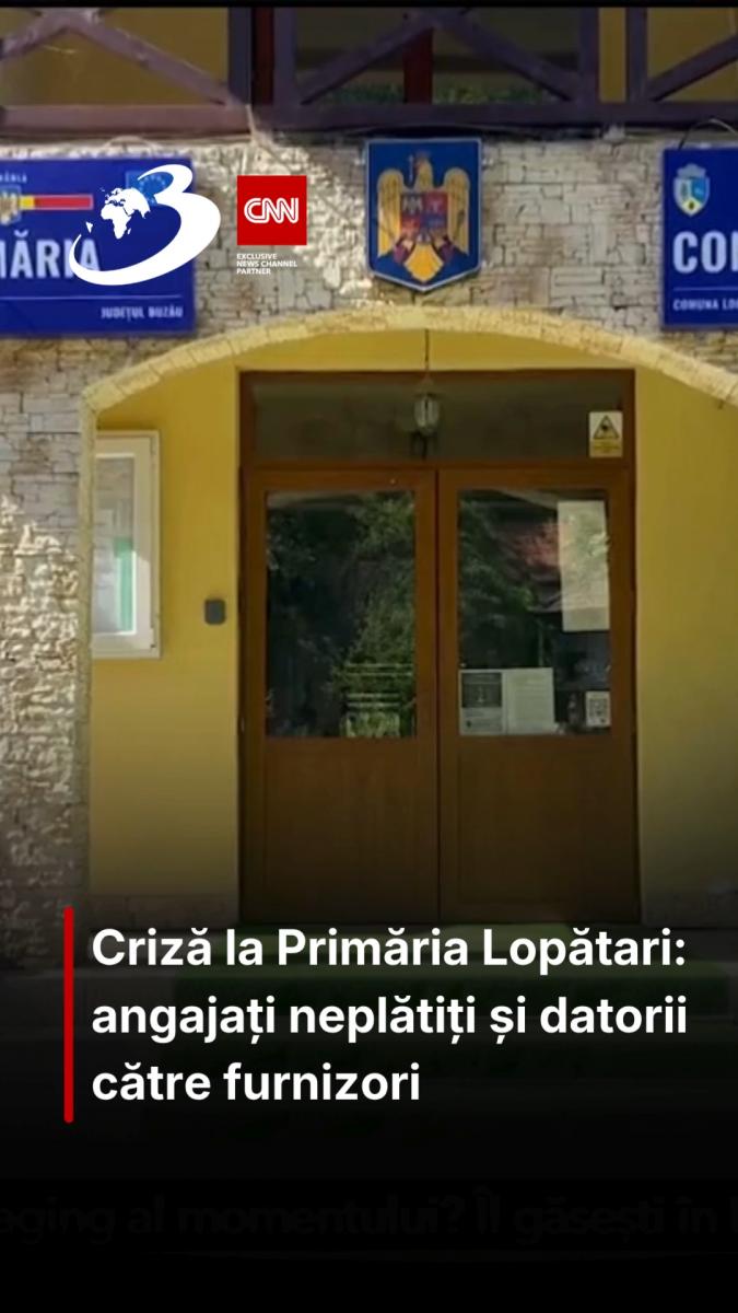 Criză la Primăria Lopătari: angajați neplătiți și datorii către furnizori