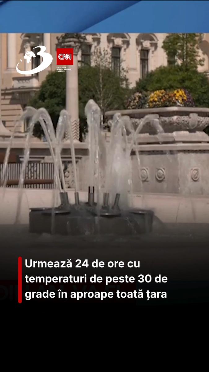 Urmează 24 de ore cu temperaturi de peste 30 de grade în aproape toată țara