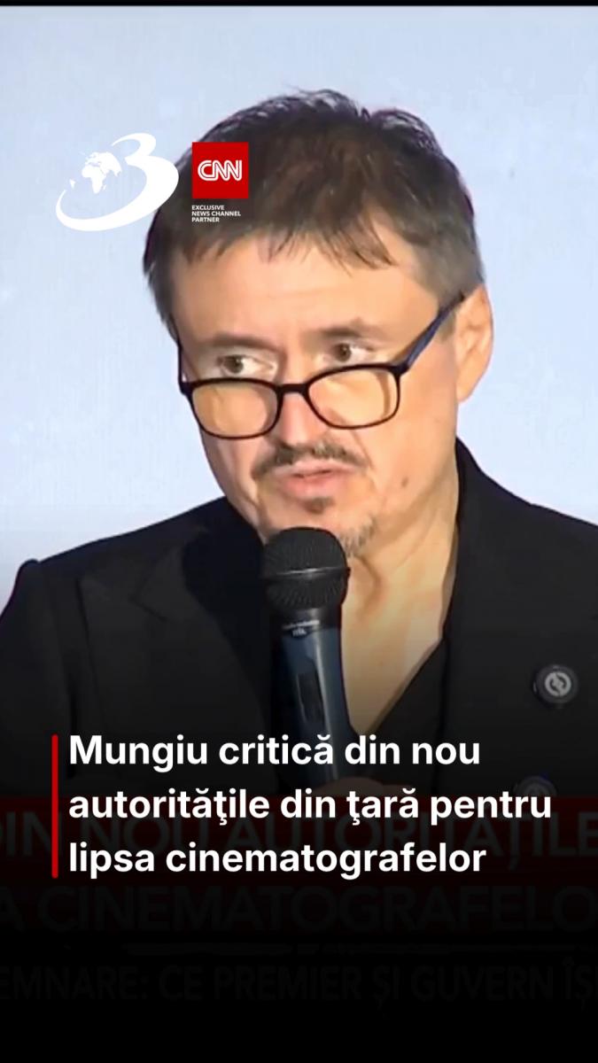 Mungiu critică din nou autorităţile din ţară pentru lipsa cinematografelor