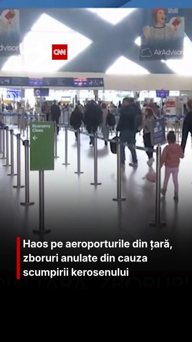 Haos pe aeroporturile din țară, zboruri anulate din cauza scumpirii kerosenului