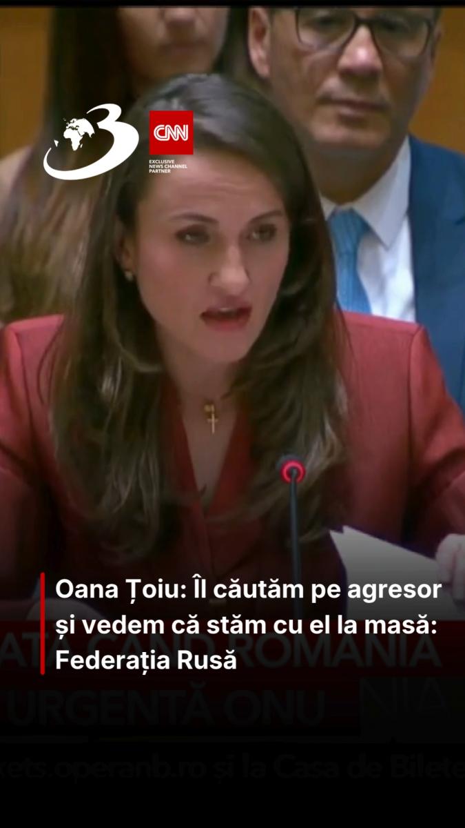 Oana Țoiu: Îl căutăm pe agresor și vedem că stăm cu el la masă: Federația Rusă