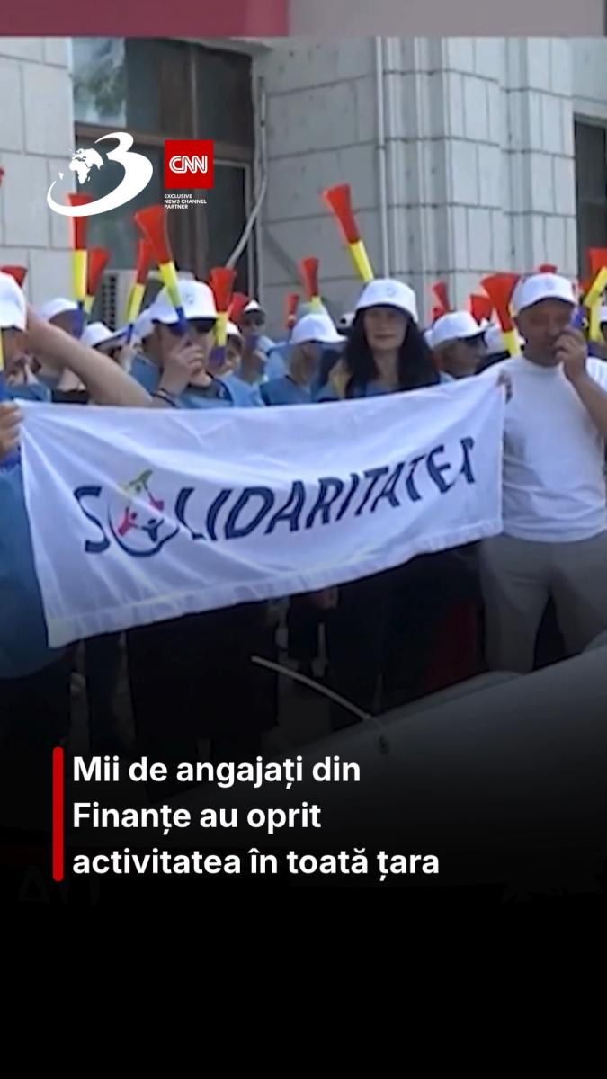 Mii de angajați din Finanțe au oprit activitatea în toată țara