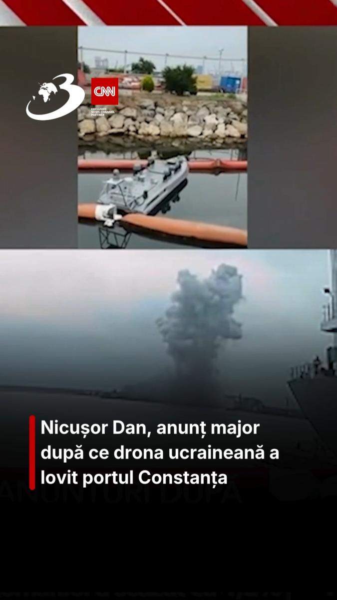 Nicușor Dan, anunț major după ce drona ucraineană a lovit portul Constanța
