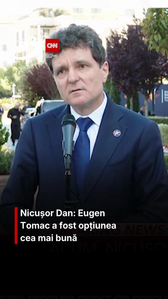 Nicușor Dan: Eugen Tomac a fost opțiunea cea mai bună