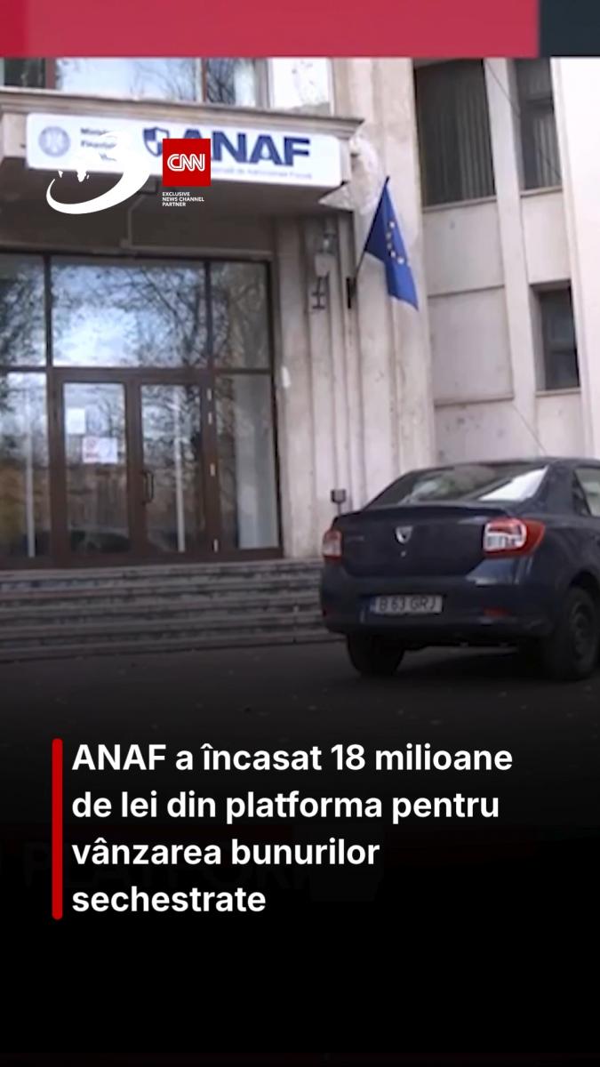 ANAF a încasat 18 milioane de lei din platforma pentru vânzarea bunurilor sechestrate