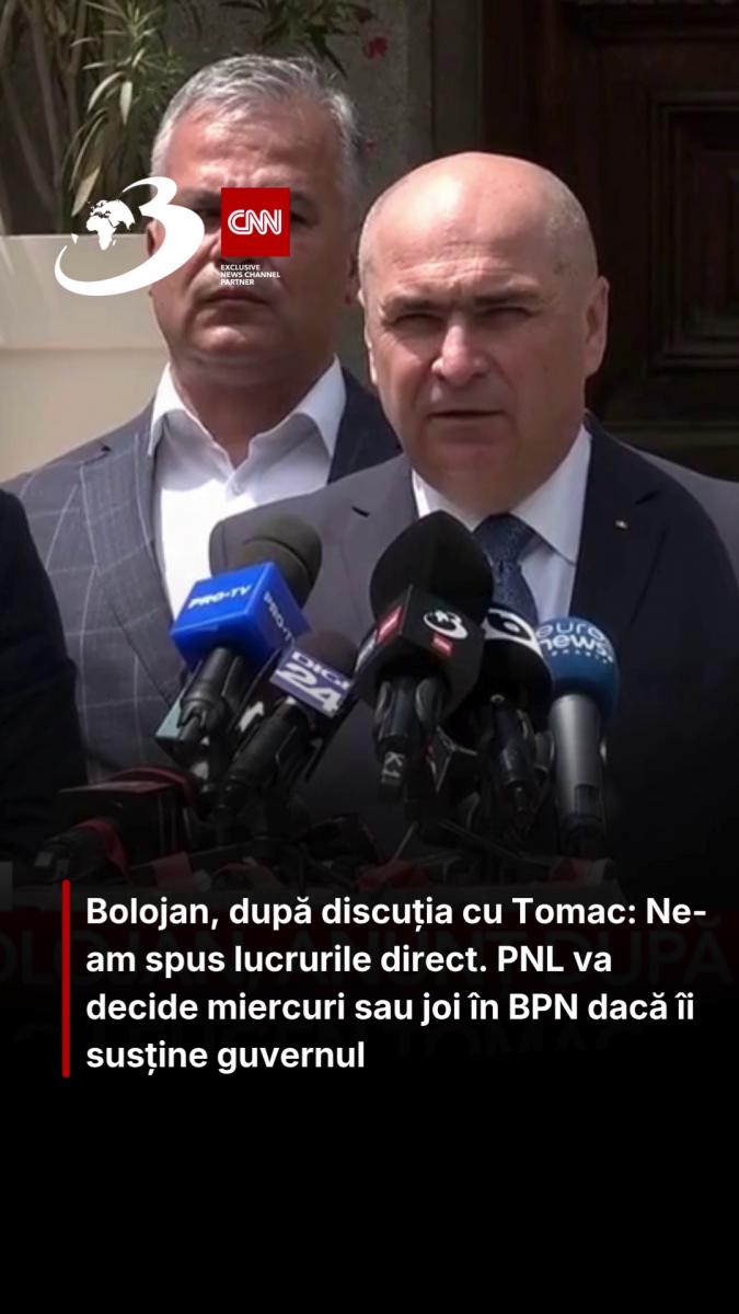 Bolojan, după discuția cu Tomac: Ne-am spus lucrurile direct. PNL va decide miercuri sau joi în BPN dacă îi susține guvernul