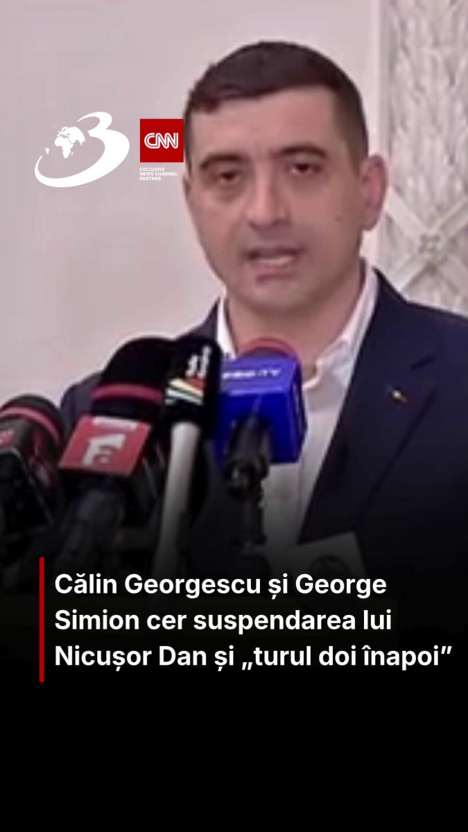 Călin Georgescu și George Simion cer suspendarea lui Nicușor Dan și „turul doi înapoi” 