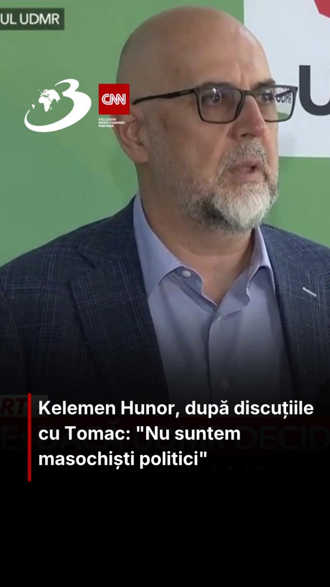 Kelemen Hunor, după discuțiile cu Tomac: 