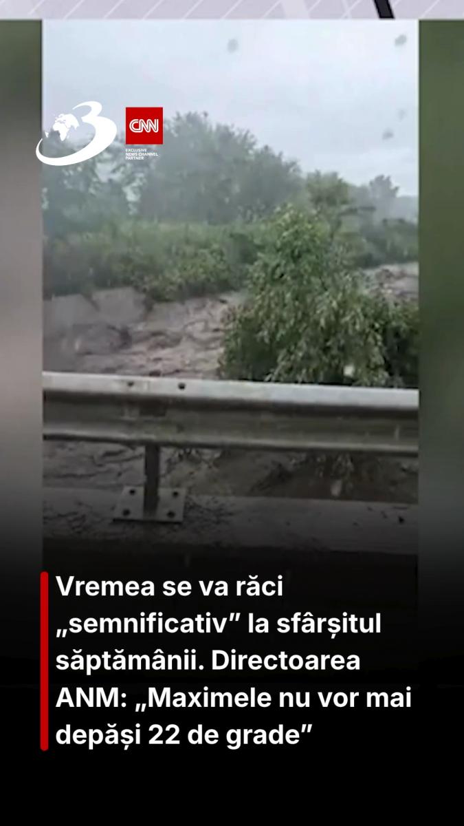 Vremea se va răci „semnificativ” la sfârșitul săptămânii. Directoarea ANM: „Maximele nu vor mai depăși 22 de grade”