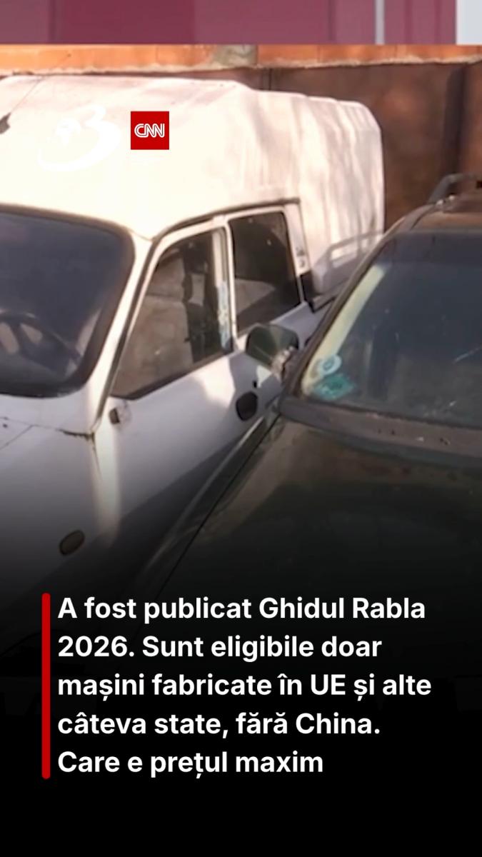 A fost publicat Ghidul Rabla 2026. Sunt eligibile doar mașini fabricate în UE și alte câteva state, fără China. Care e prețul maxim