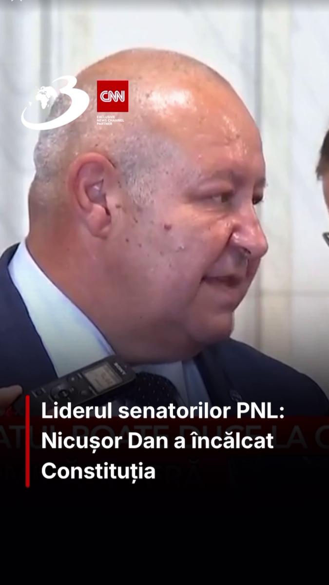 Liderul senatorilor PNL: Nicușor Dan a încălcat Constituția