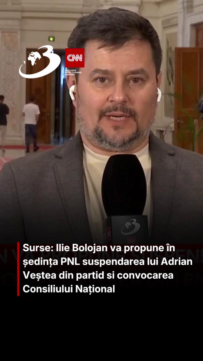Surse: Ilie Bolojan va propune în ședința PNL suspendarea lui Adrian Veștea din partid si convocarea Consiliului Național