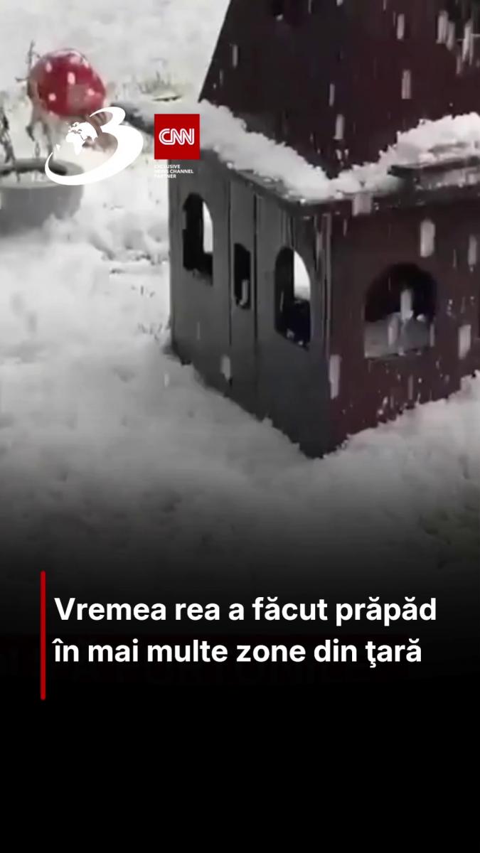 Vremea rea a făcut prăpăd în mai multe zone din ţară
