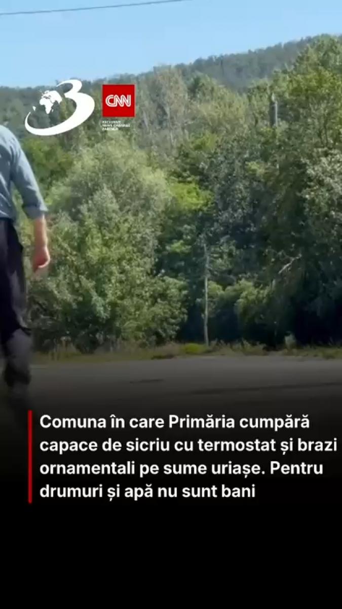 Comuna în care Primăria cumpără capace de sicriu cu termostat şi brazi ornamentali pe sume uriaşe. Pentru drumuri şi apă nu sunt bani