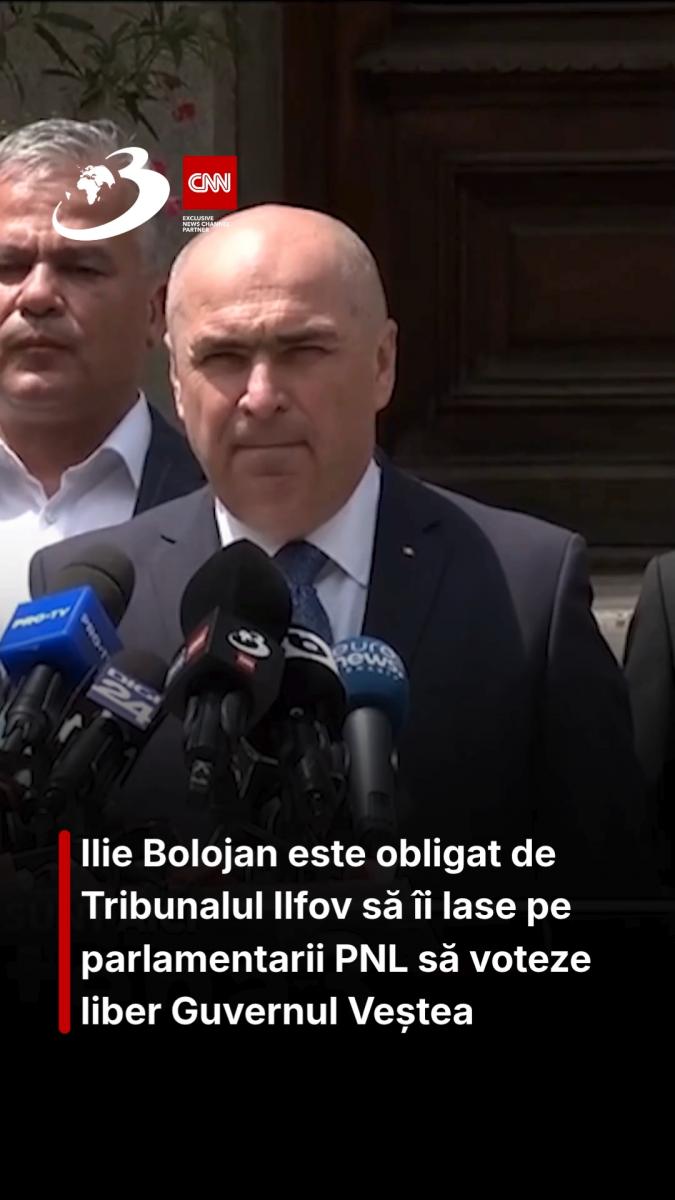 Ilie Bolojan este obligat de Tribunalul Ilfov să îi lase pe parlamentarii PNL să voteze liber Guvernul Veștea