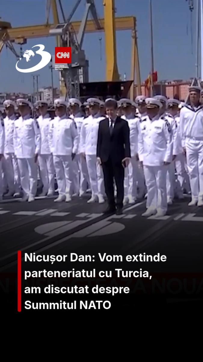 Nicușor Dan: Vom extinde parteneriatul cu Turcia, am discutat despre Summitul NATO