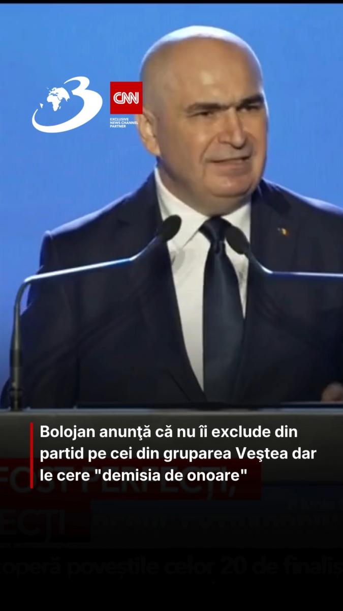 Bolojan anunţă că nu îi exclude din partid pe cei din gruparea Veştea dar le cere 