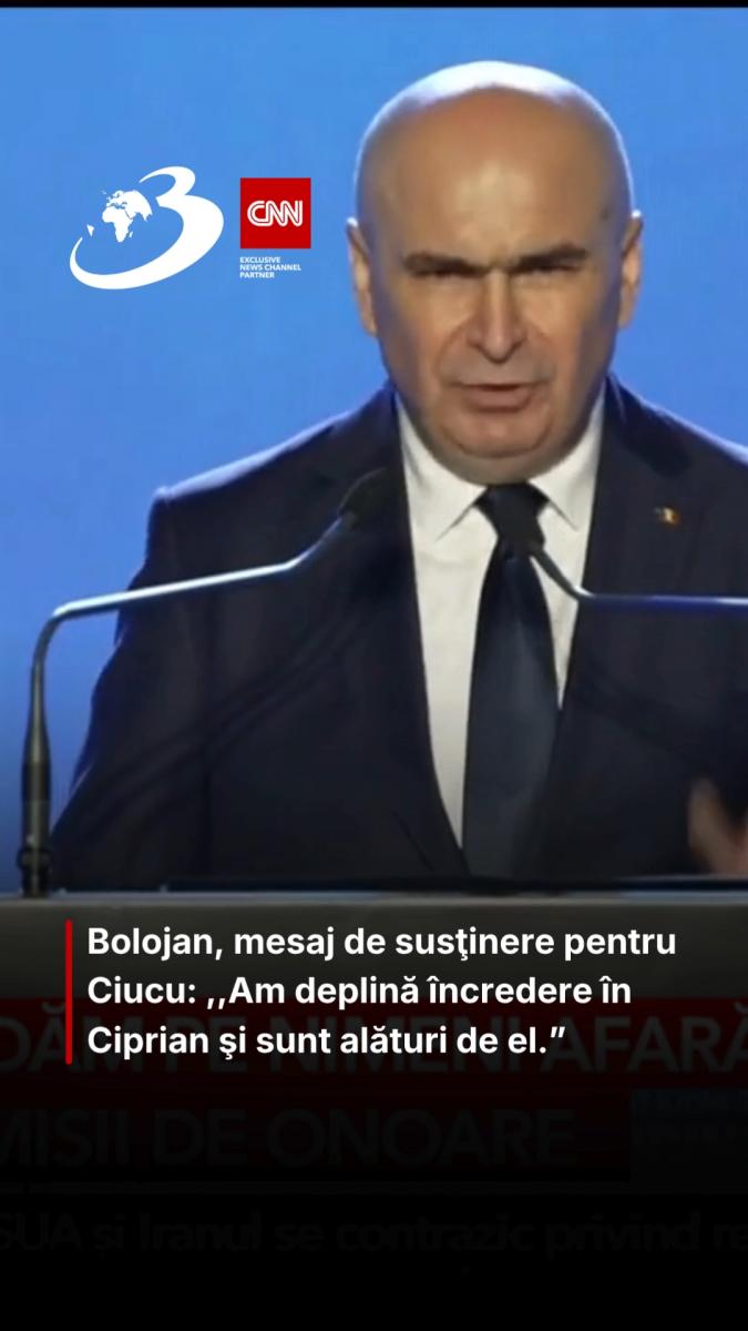 Bolojan, mesaj de susţinere pentru Ciucu: ,,Am deplină încredere în Ciprian şi sunt alături de el.”
