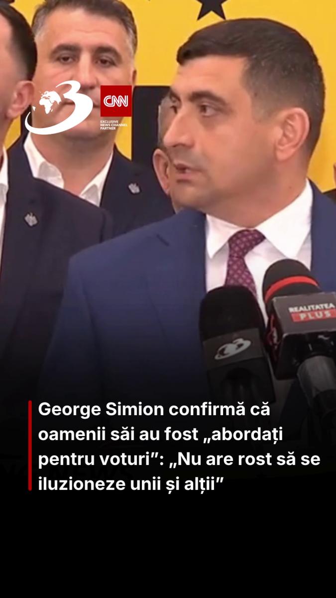 George Simion confirmă că oamenii săi au fost „abordați pentru voturi”: „Nu are rost să se iluzioneze unii și alții”