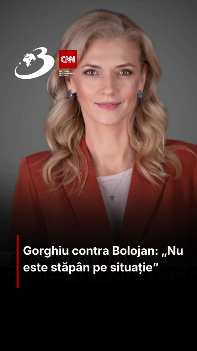 Gorghiu contra Bolojan: „Nu este stăpân pe situație”