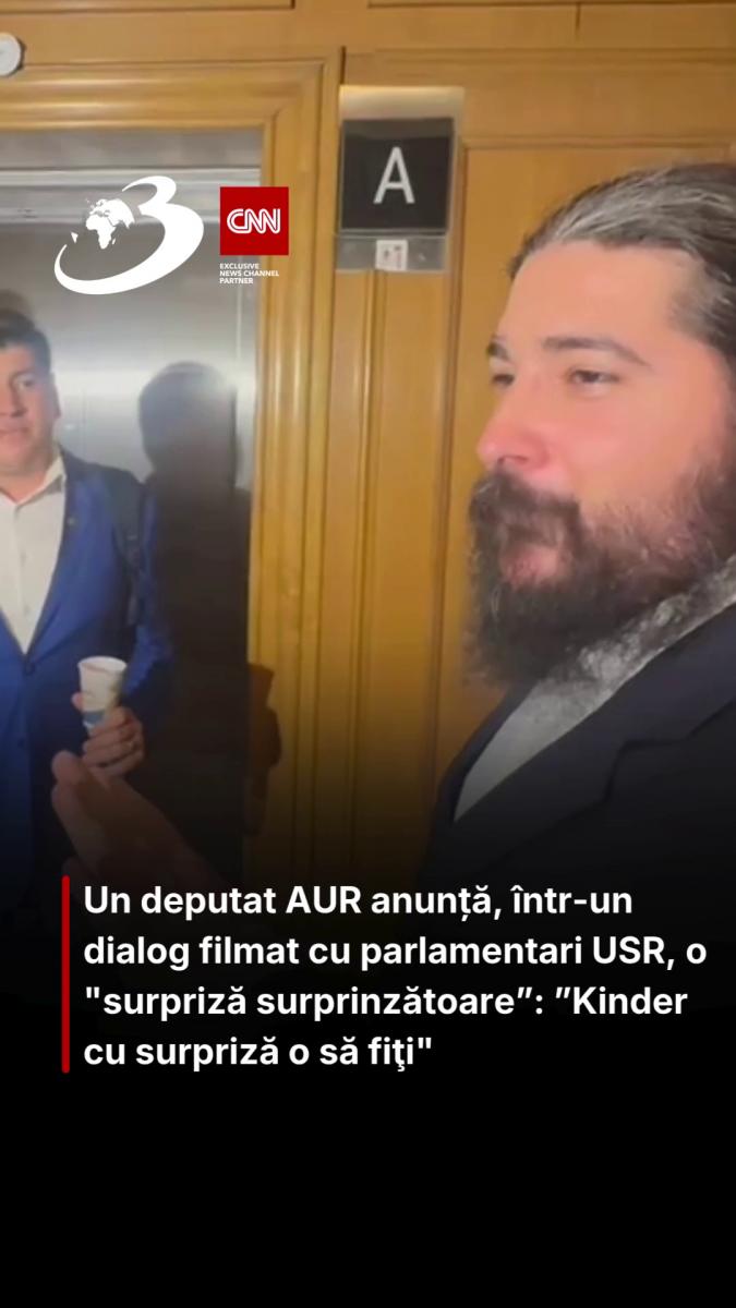 Un deputat AUR anunță, într-un dialog filmat cu parlamentari USR, o 