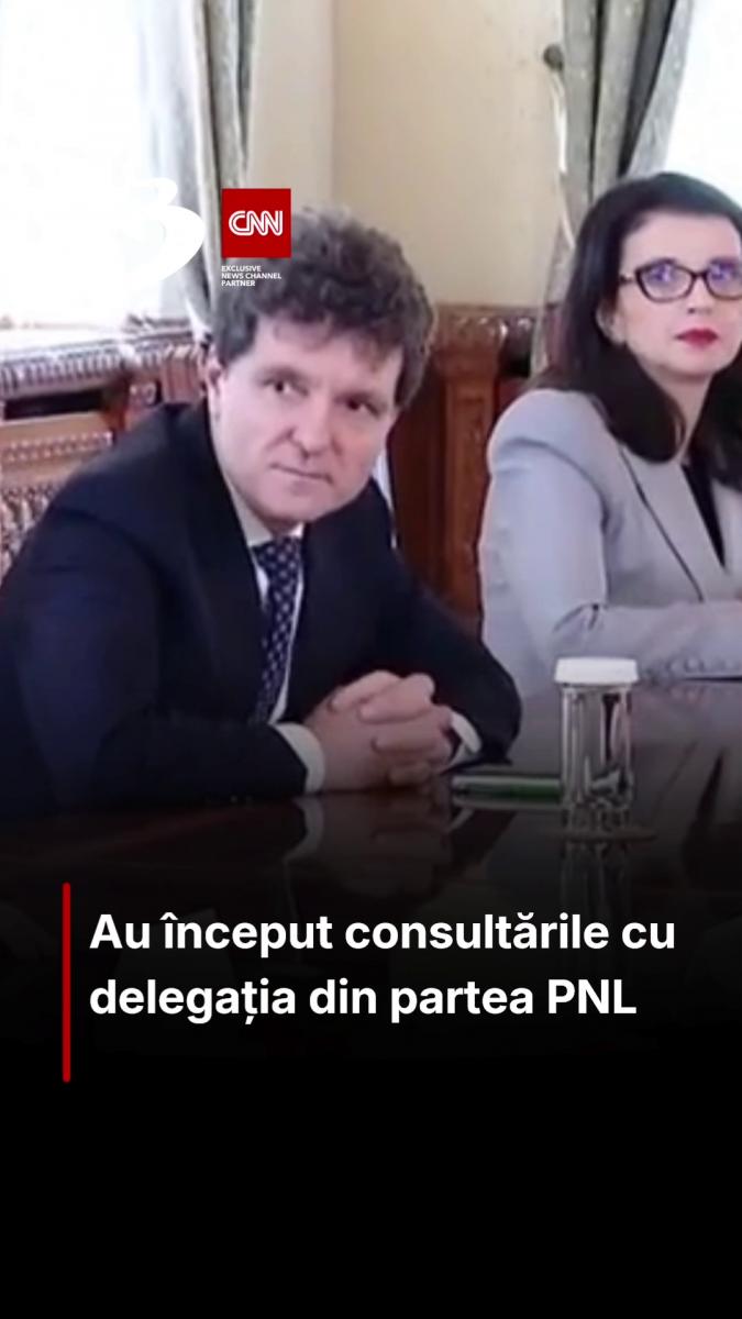 Au început consultările cu delegația din partea PNL