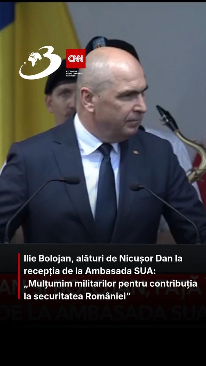 Ilie Bolojan, alături de Nicușor Dan la recepția de la Ambasada SUA: „Mulțumim militarilor pentru contribuția la securitatea României” 