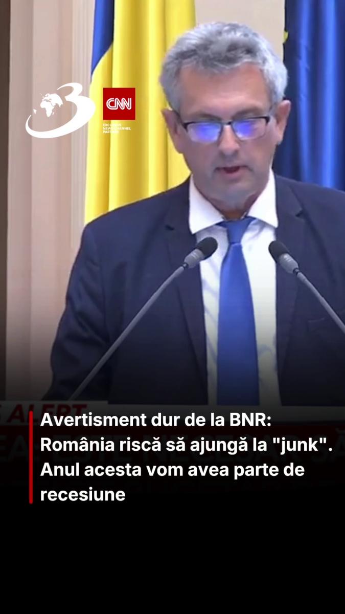 Avertisment dur de la BNR: România riscă să ajungă la 