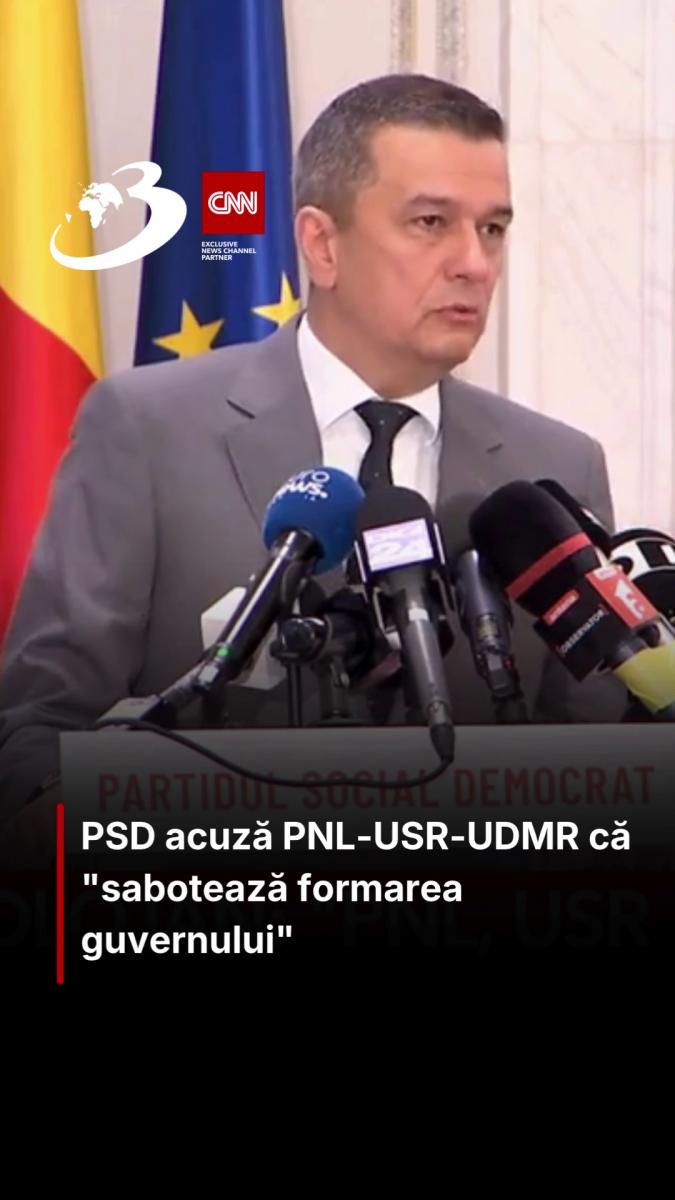 PSD acuză PNL-USR-UDMR că 