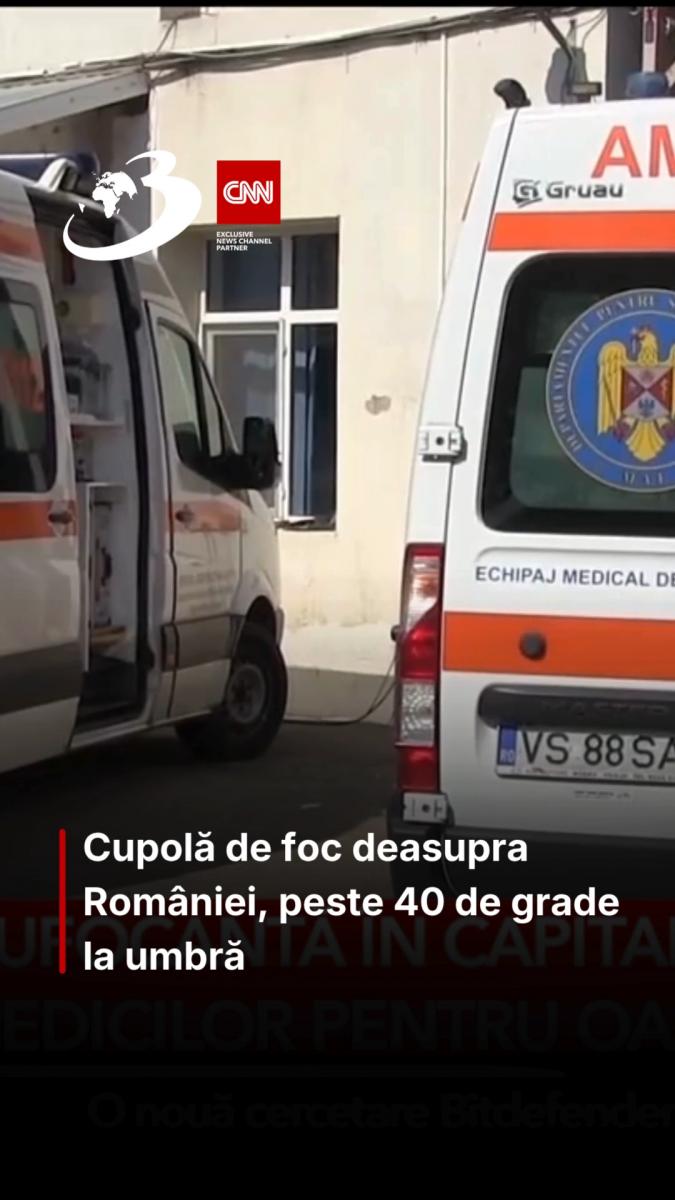 Cupolă de foc deasupra României, peste 40 de grade la umbră