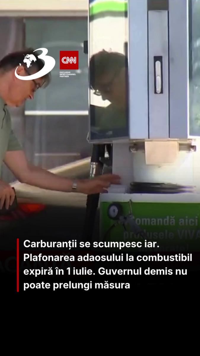 Carburanții se scumpesc iar. Plafonarea adaosului la combustibil expiră în 1 iulie. Guvernul demis nu poate prelungi măsura
