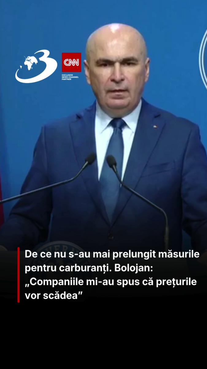 De ce nu s-au mai prelungit măsurile pentru carburanți. Bolojan: „Companiile mi-au spus că prețurile vor scădea”