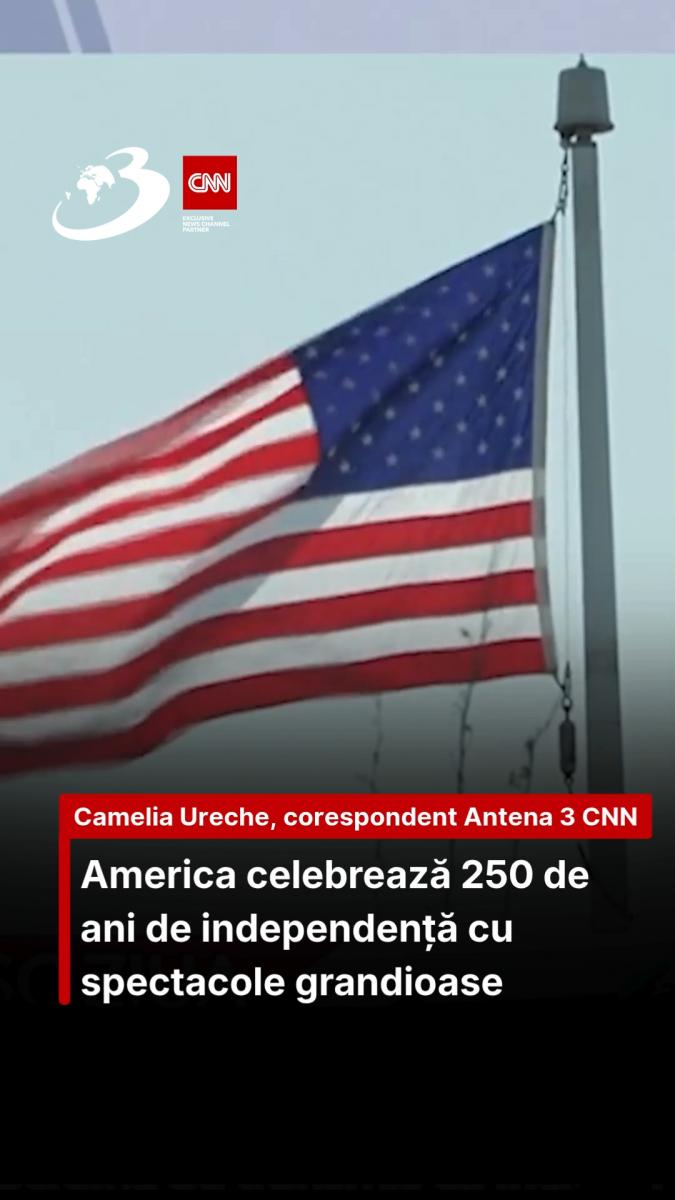 America celebrează 250 de ani de independență cu spectacole grandioase