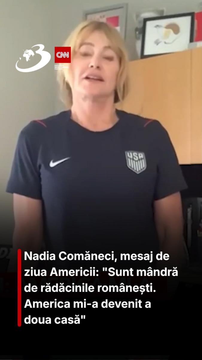 Nadia Comăneci, mesaj de ziua Americii: 