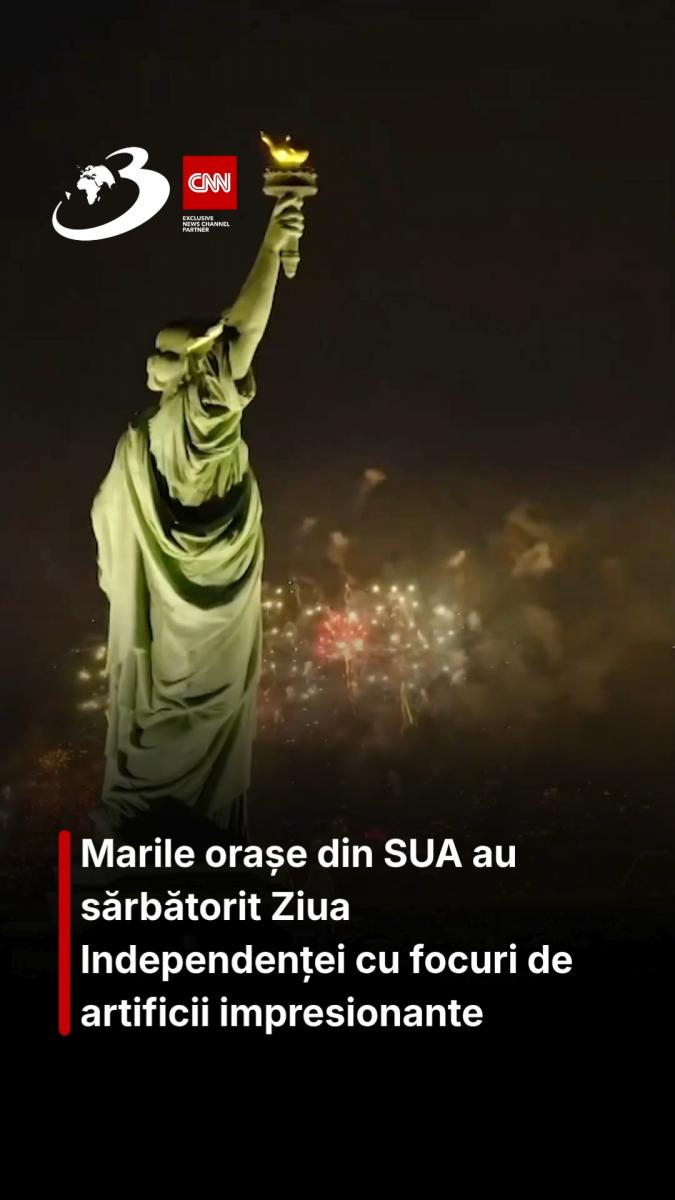Marile orașe din SUA au sărbătorit Ziua Independenței cu focuri de artificii impresionante