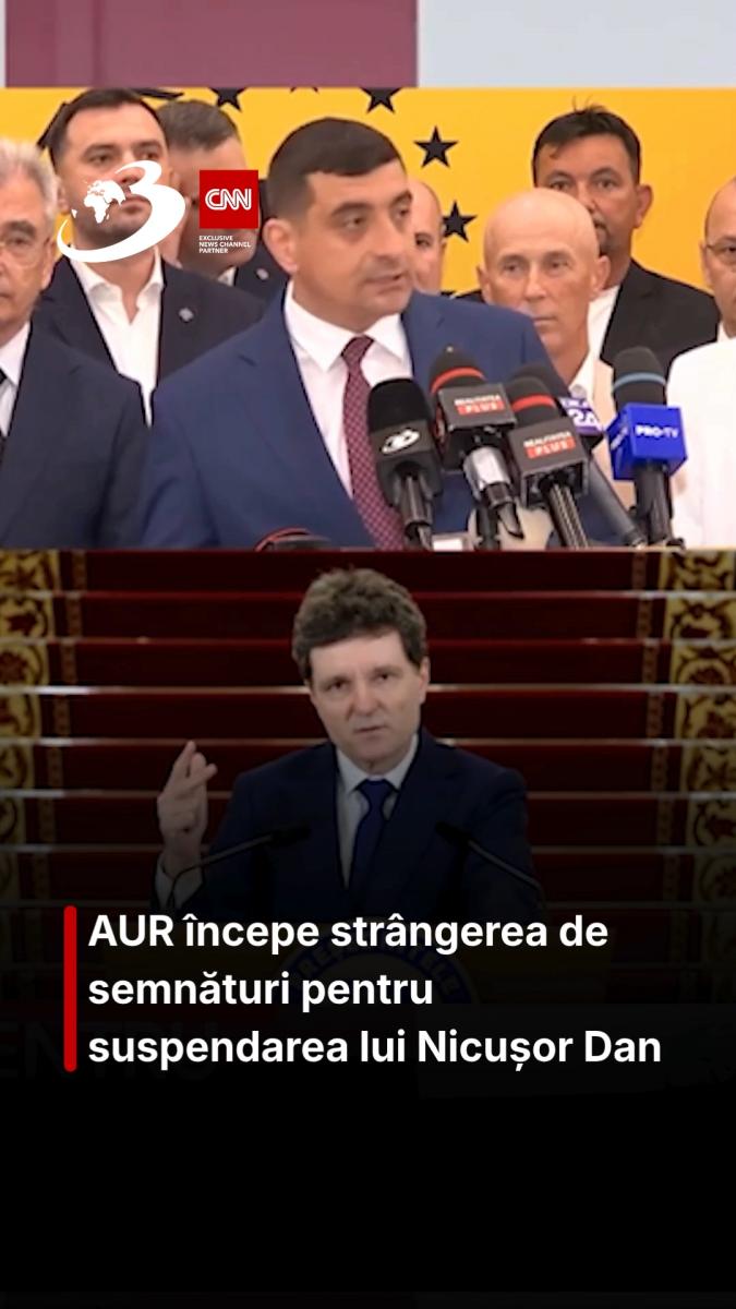 AUR începe strângerea de semnături pentru suspendarea lui Nicușor Dan