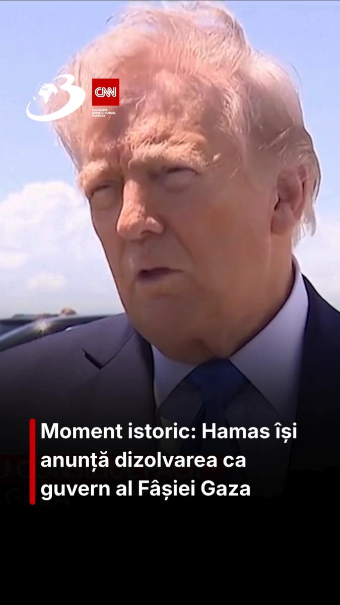 Moment istoric: Hamas își anunță dizolvarea ca guvern al Fâșiei Gaza